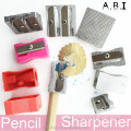cheap plastic and metal pencil sharpener